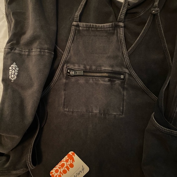 New washed black free people hot shot onesie - Picture 5 of 5